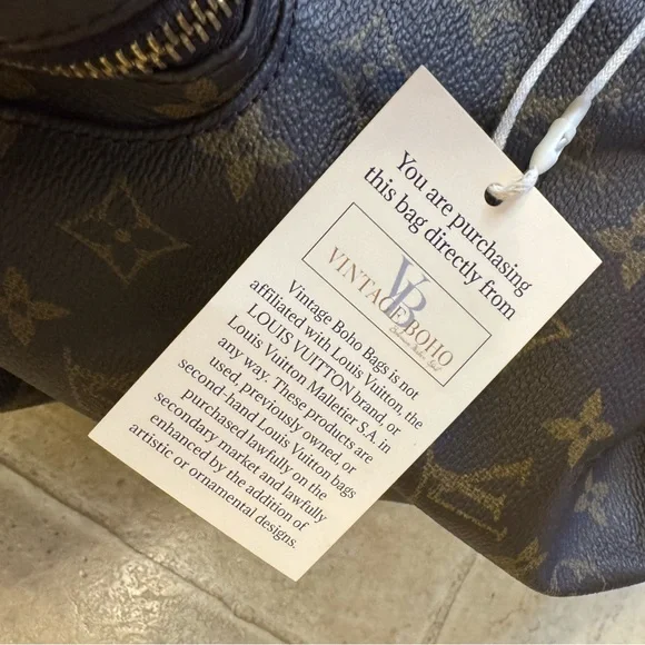 Vintage Boho backpack nwt refurbished Louis Vuitton - Picture 3 of 15